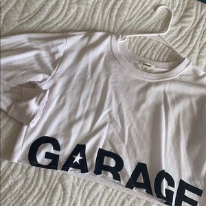 Long sleep cropped top